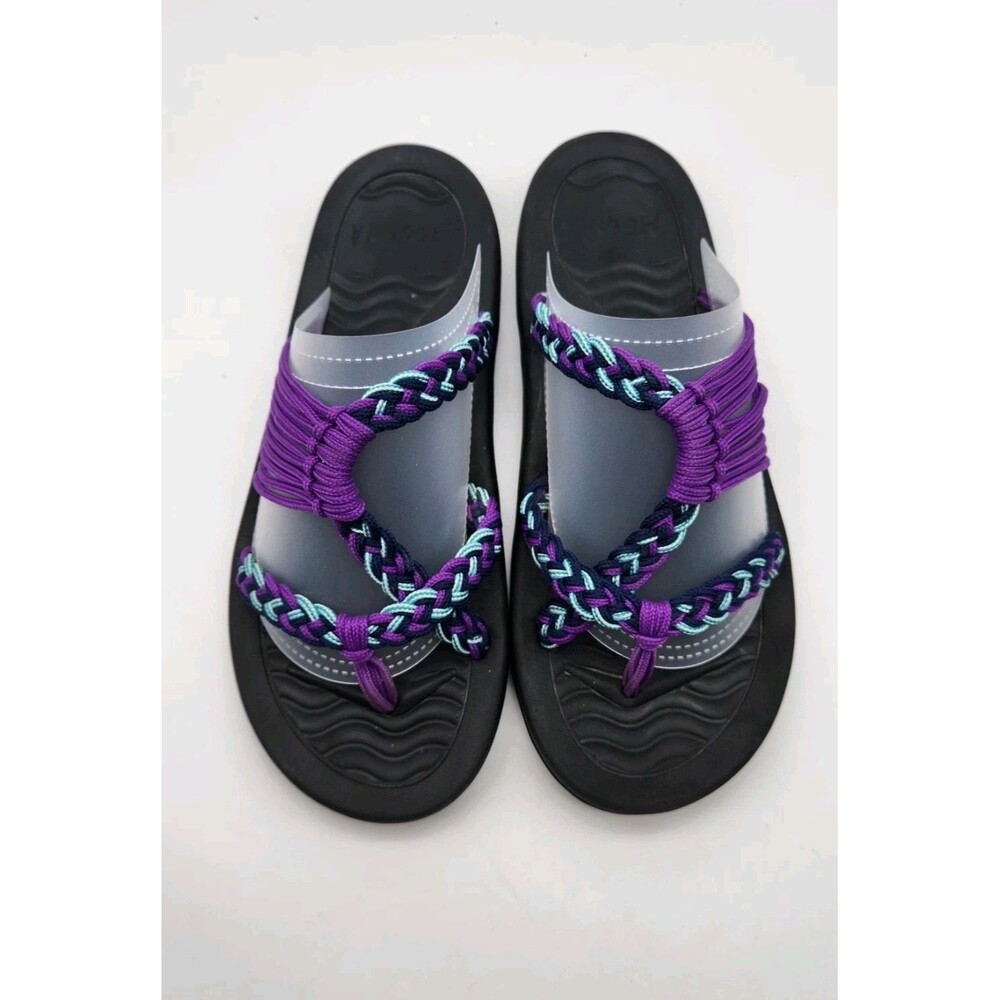 MEGNYA Womens Comfortable Walking Sandals with Arch Support  Size 8M Stretchy.